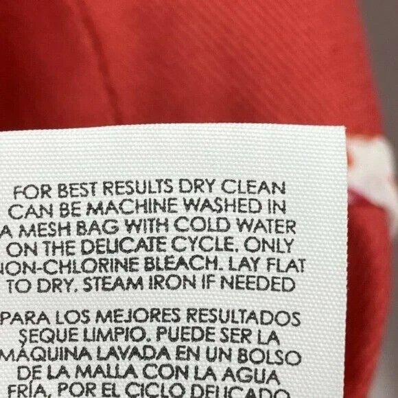 *CAbi Valentine Red Linen Blend Jacket Blazer Womens Size M Button Long Slv 5472 - Picture 7 of 7